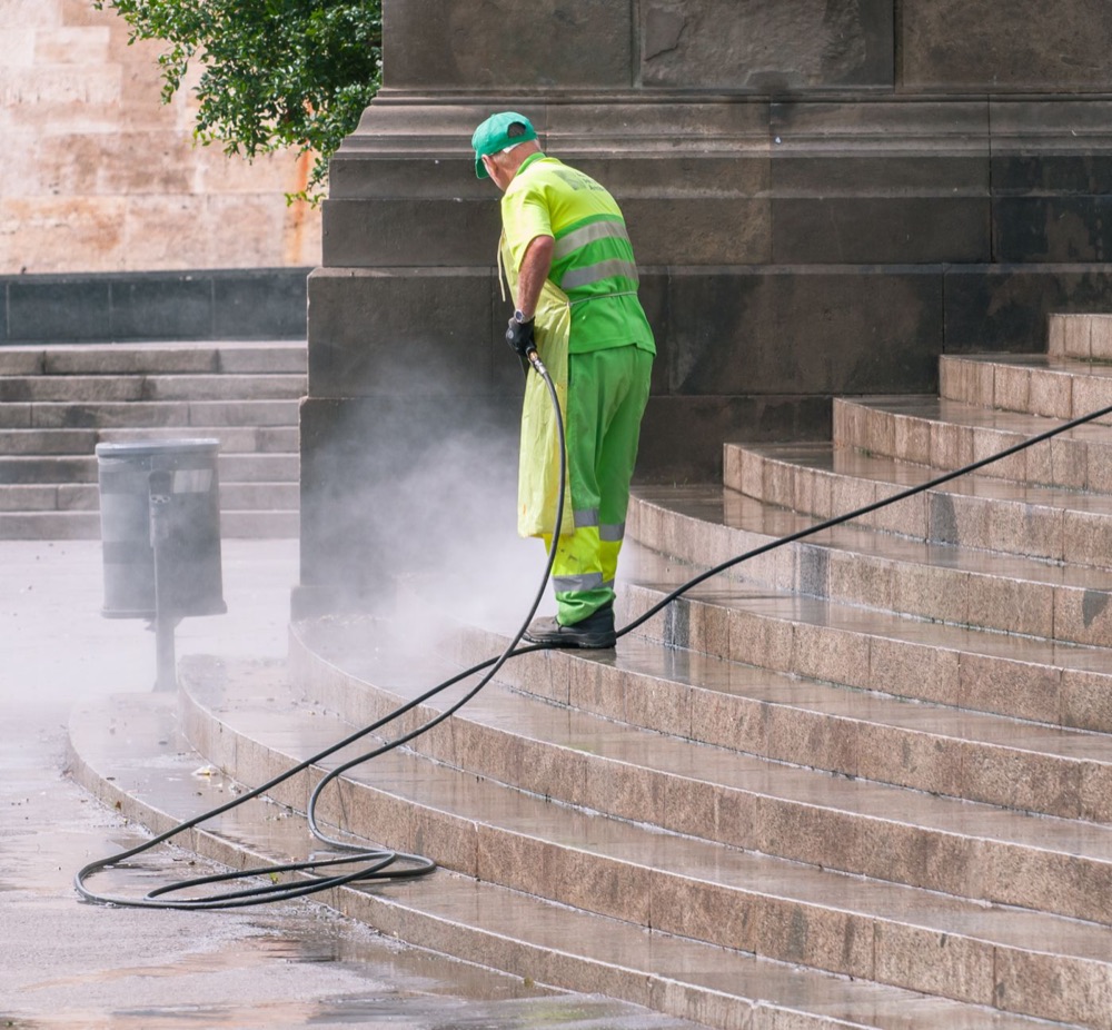 Professionele buitenreiniging op locatie
